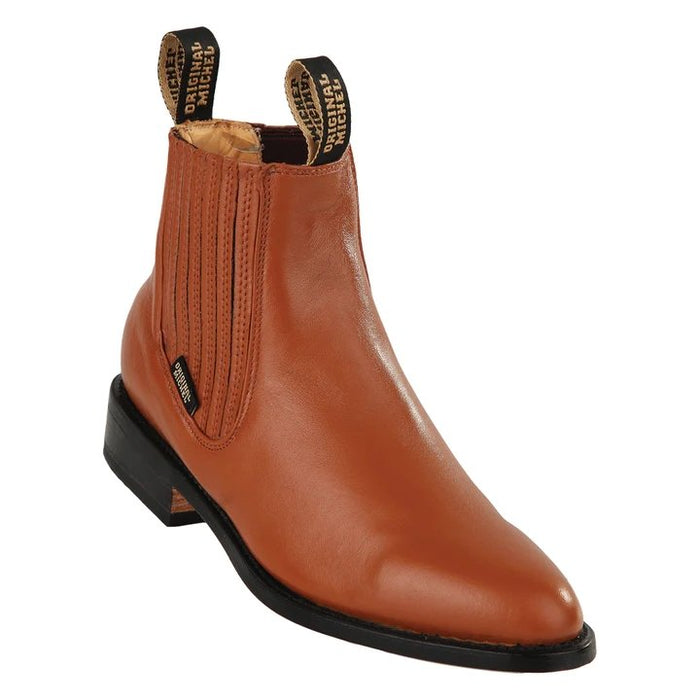 Botines Charros de Piel de Venado Original Color Miel