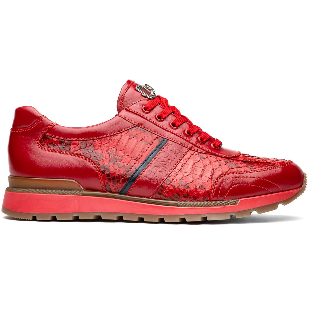 Marco_Di_Milano Brescia: Red Leather Luxury Shoe