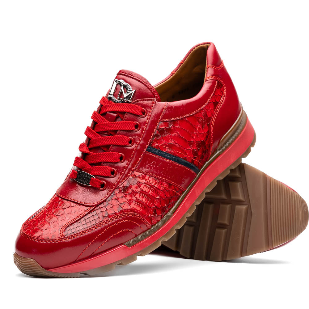 Marco_Di_Milano Brescia: Red Leather Luxury Shoe