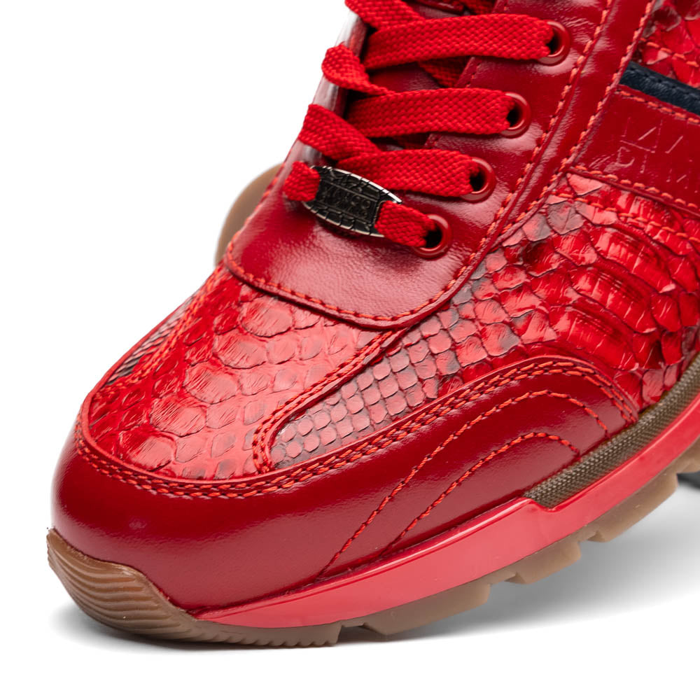 Marco_Di_Milano Brescia: Red Leather Luxury Shoe