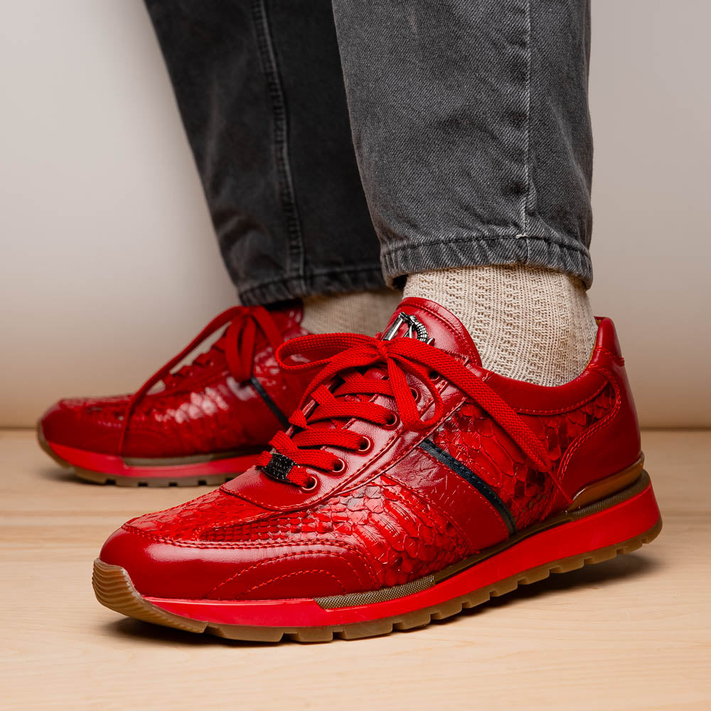 Marco_Di_Milano Brescia: Red Leather Luxury Shoe