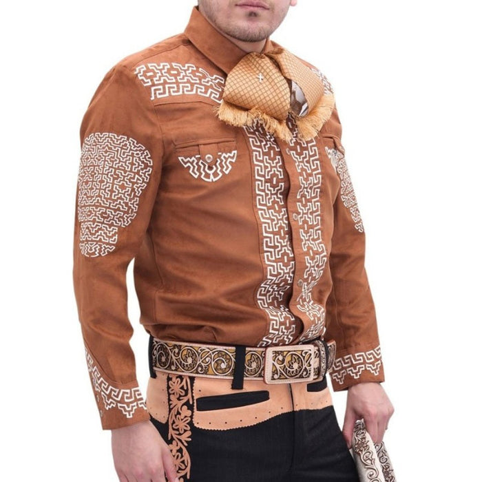 Camisa Charra Gamuza White Diamonds WD