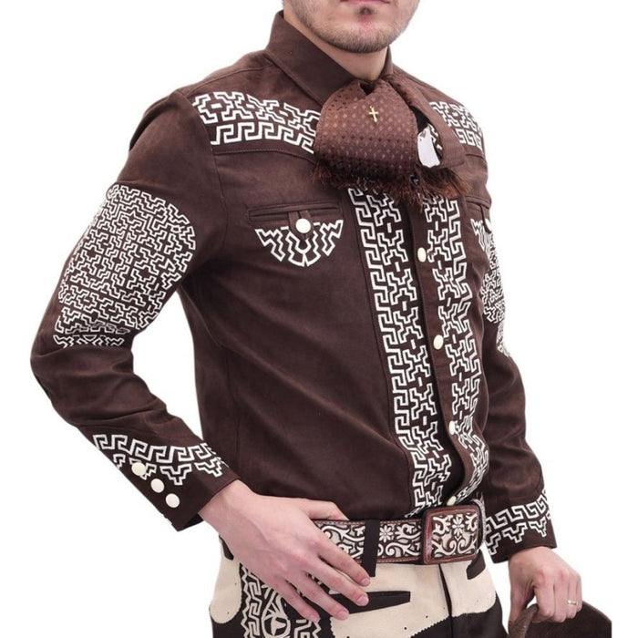 Camisa Charra Gamuza White Diamonds WD