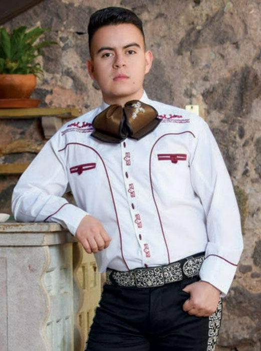 Camisa Charra Tradicional White Diamonds WD