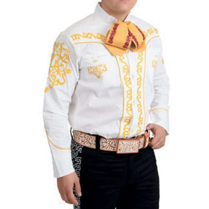 Camisa Charra Diamantes Blancos WD
