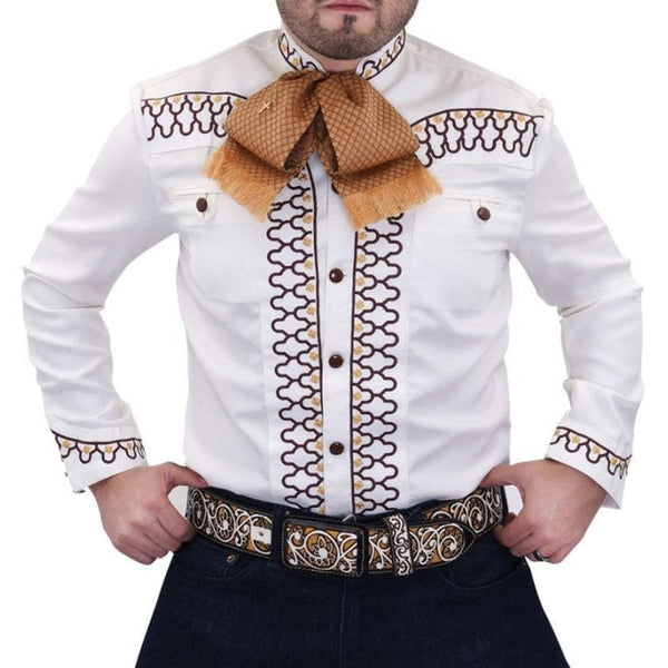 Charro Shirt - Camisa Charra White Diamonds WD