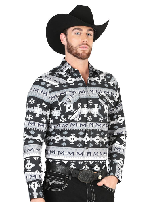 Camisa de Moda El Senor de Los Cielos Color Black/White GEN