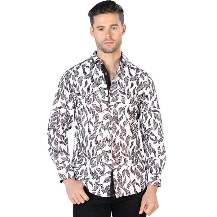 Camisa de Moda El Senor de los Cielos Color Blanco y Negro GEN
