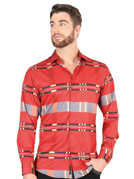 Camisa de Moda El Senor de Los Cielos Color Rojo GEN