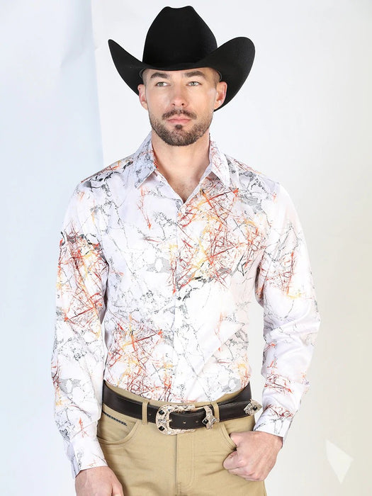 Camisa Vaquera de Moda El Senor de los Cielos Blanca GEN