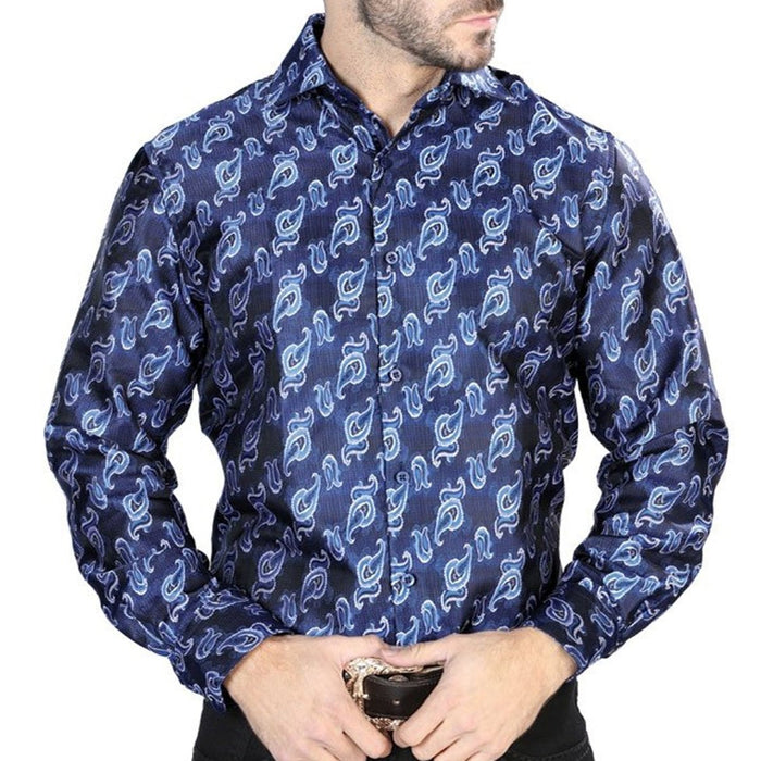 Camisa Vaquera de Moda El Senor de los Cielos Color Azul GEN