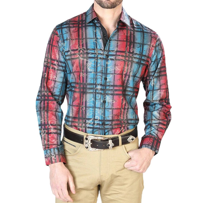 Camisa Vaquera de Moda El Senor de los Cielos Color Azul GEN