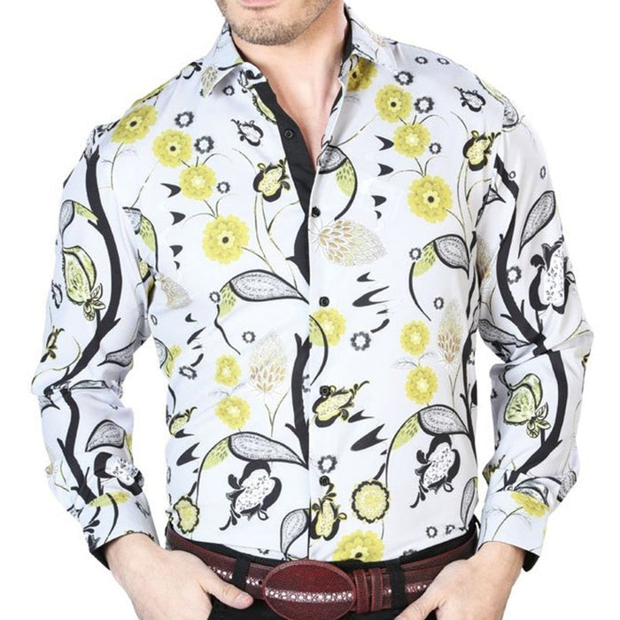 Camisa Vaquera de Moda El Senor de los Cielos Color Gris GEN