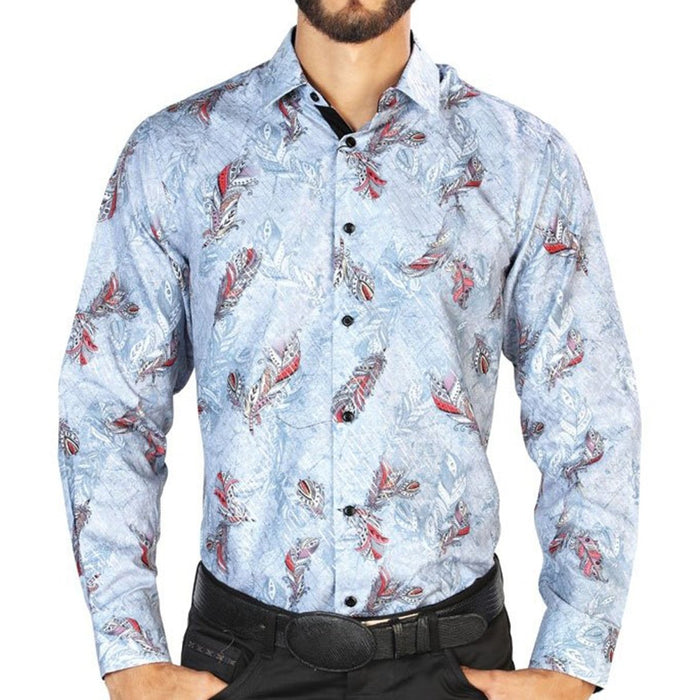 Camisa Vaquera de Moda El Senor de los Cielos Color Gris GEN