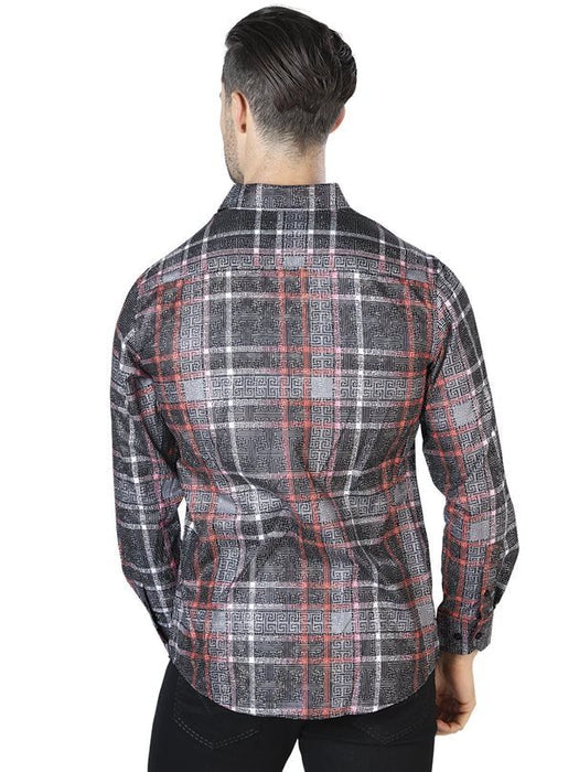 Camisa Vaquera de Moda El Senor de los Cielos Color Negro y Blanco GEN