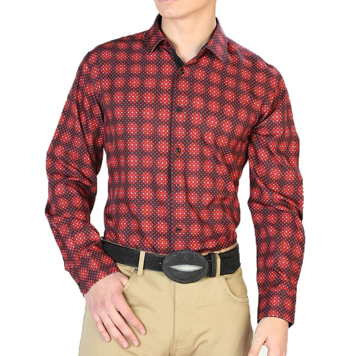 Camisa Vaquera de Moda El Senor de los Cielos Vino GEN