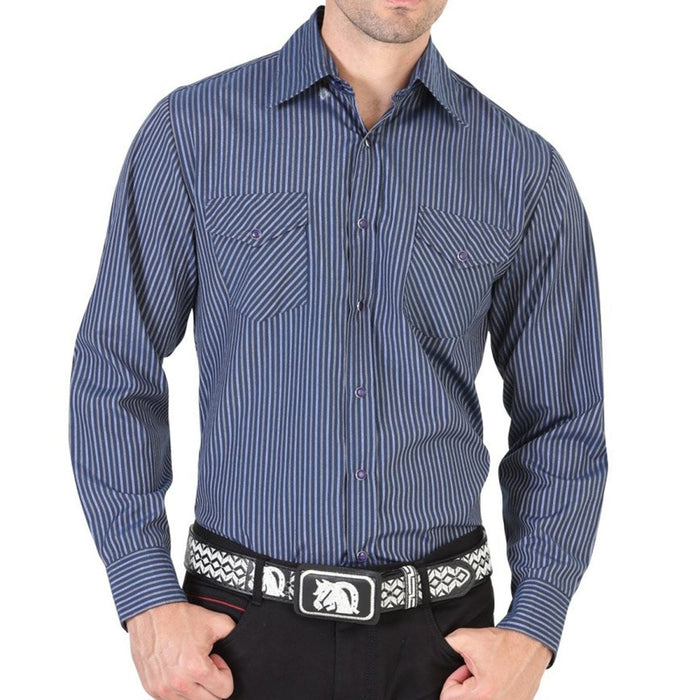 Camisa Vaquera El Senor de los Cielos Color Cafe GEN