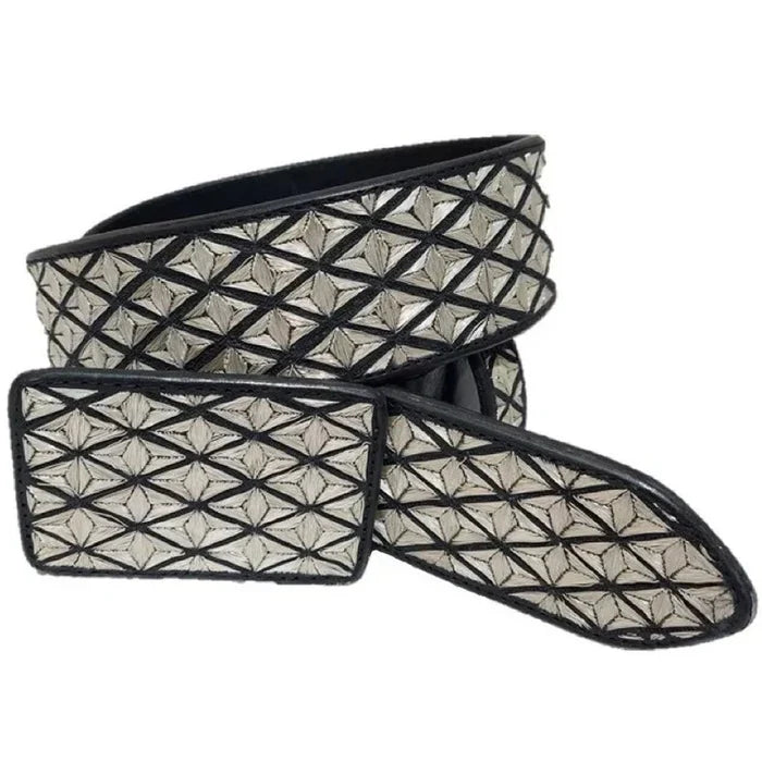 Cinto de Hilo de Plata Fino Original para Hombre WD