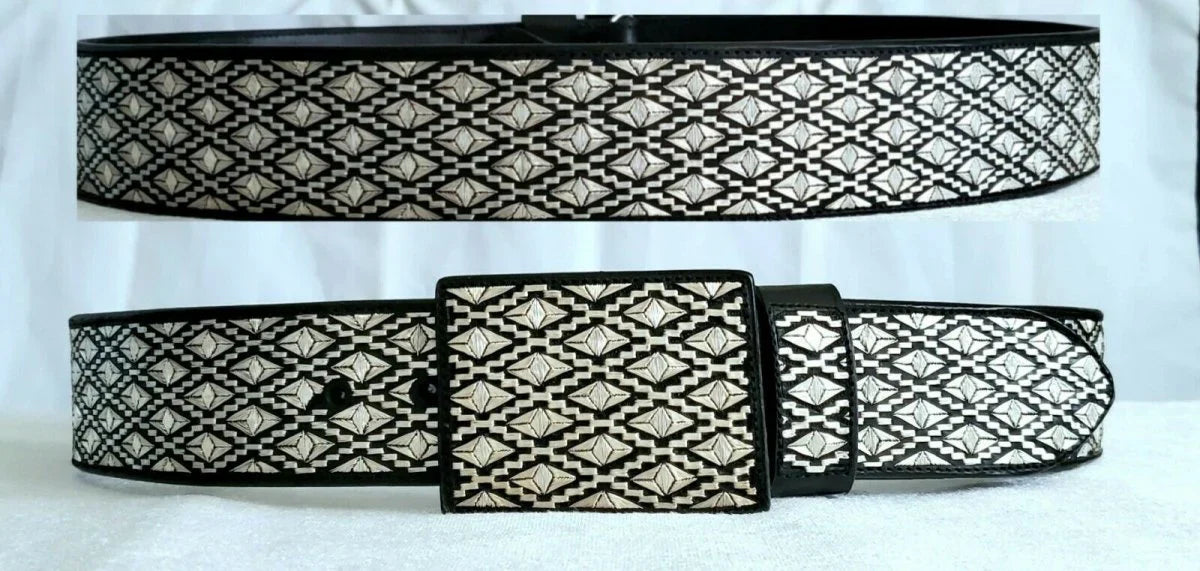 Cinto de Hilo de Plata Fino Original para Hombre WD