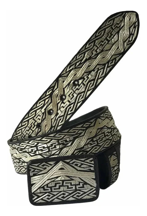 Cinto de Hilo de Plata Fino Original para Hombre