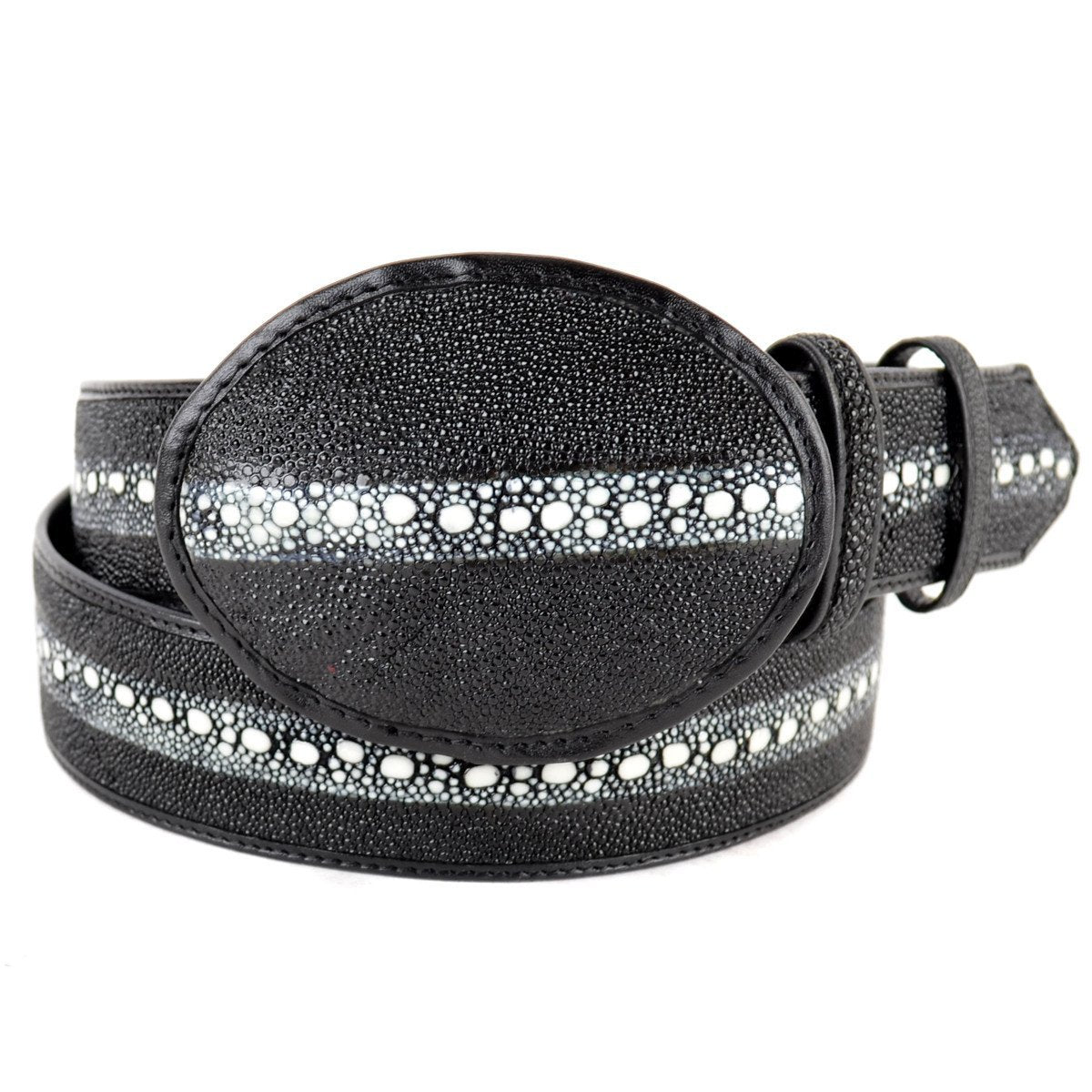 Cinto Vaquero de Mantarraya PC Original Color Negro CB-C111405