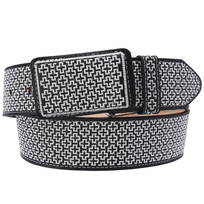 Cinto Vaquero Bordado Ancho imp