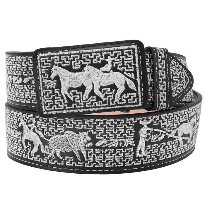 Cinto Vaquero Bordado Ancho imp