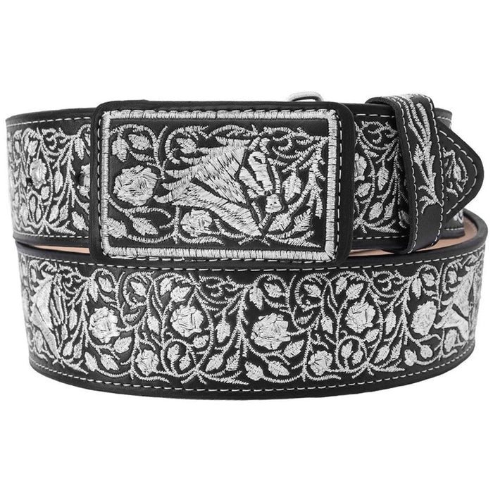 Cinto Vaquero Bordado Ancho imp