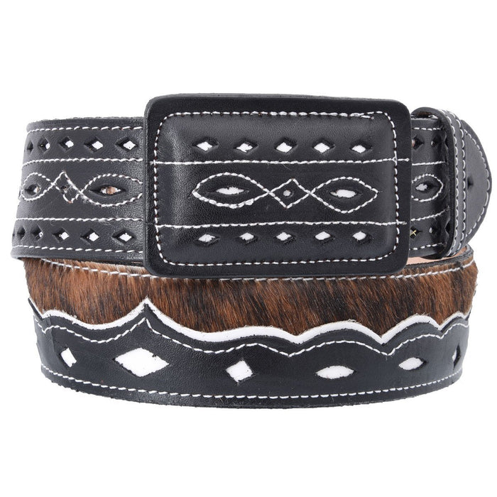 Cinto Vaquero con Pelo de Vaca WD