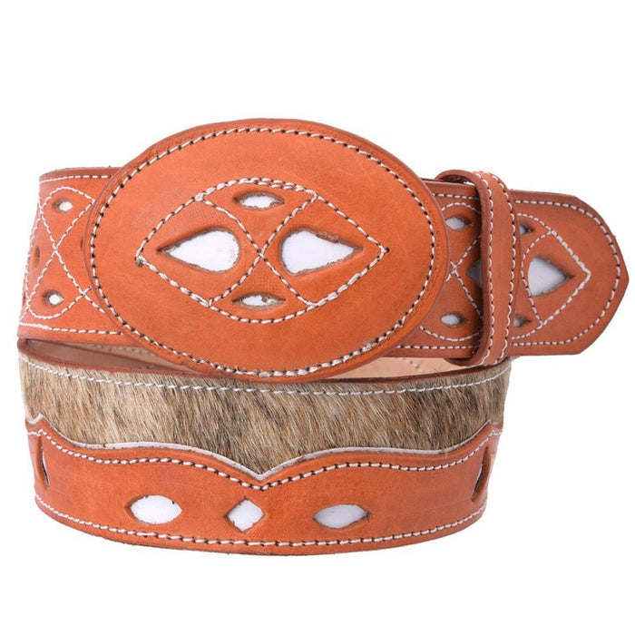 Cinto Vaquero con Pelo de Vaca WD