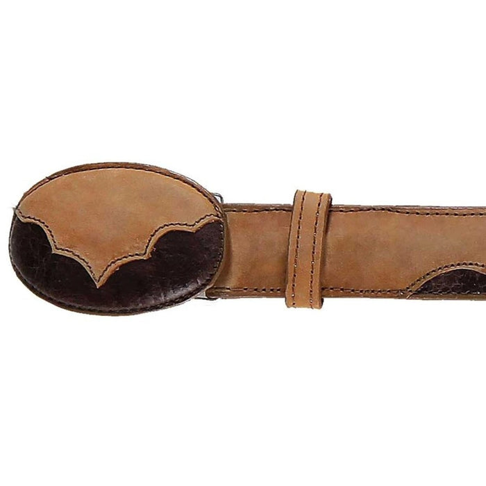 Cinto Vaquero de Cuero Original para Nino Color Cafe