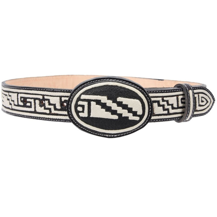 Cinto Vaquero de Pita Original para Nino Color Negro WD