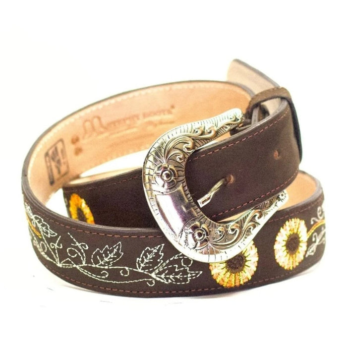 Cinto Vaquero para Mujer de Cuero Crazy Original Color Chocolate ROD