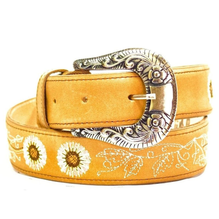 Cinto Vaquero para Mujer de Cuero Crazy Original Color Miel ROD