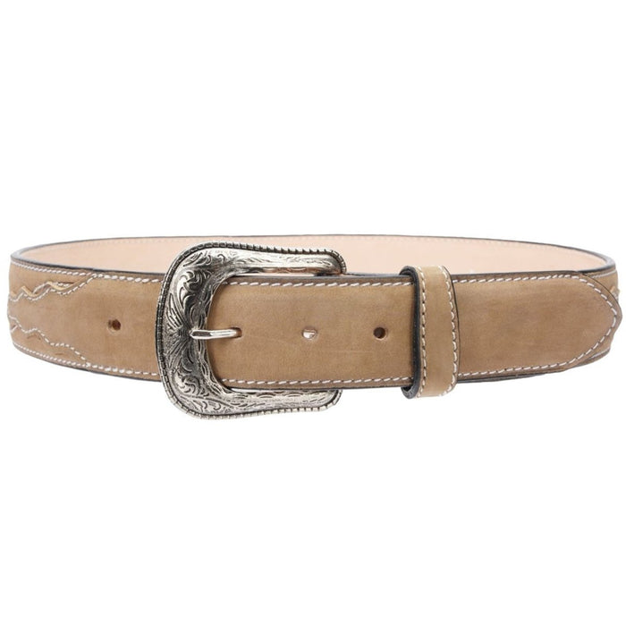 Cinto Vaquero para Mujer de Cuero Original Color Beige WD