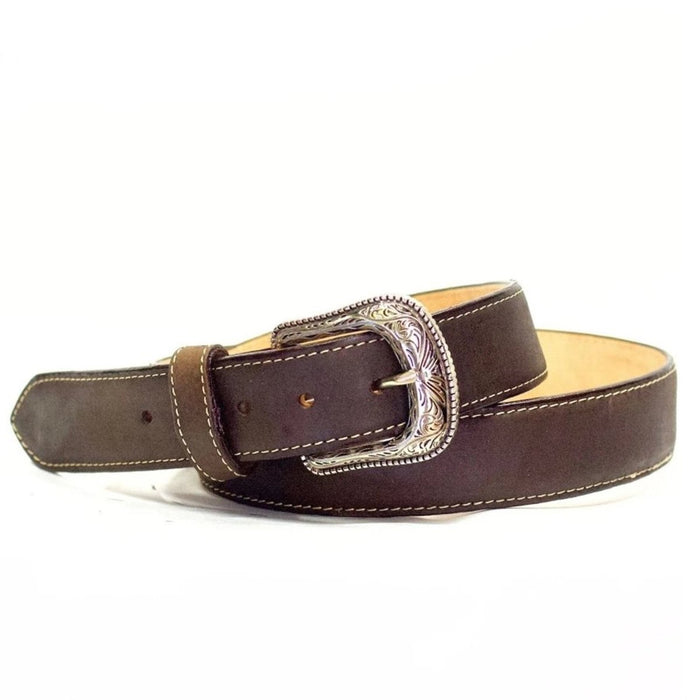 Cinto Vaquero para Mujer de Cuero Original Color Chocolate ROD