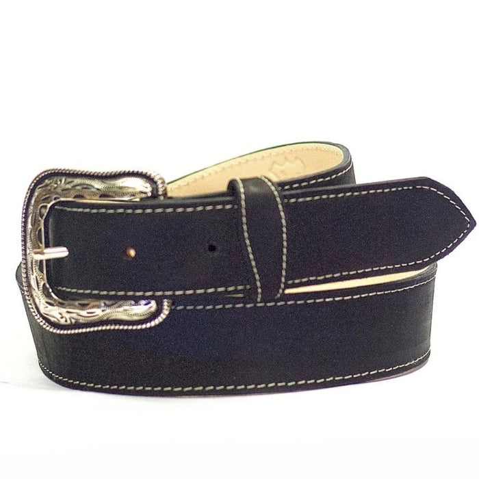 Cinto Vaquero para Mujer de Cuero Original Color Negro ROD