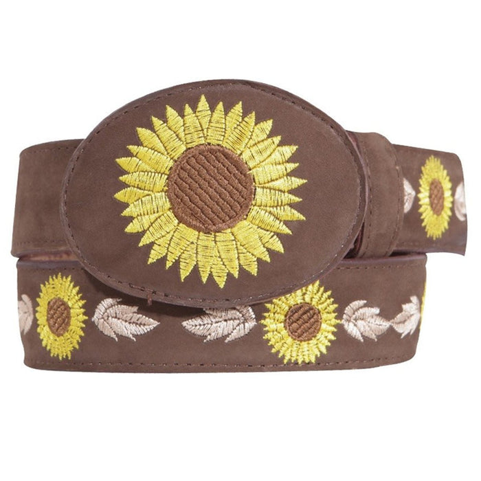 Cinto Vaquero para Mujer de Gamuza Original Color Camel GEN