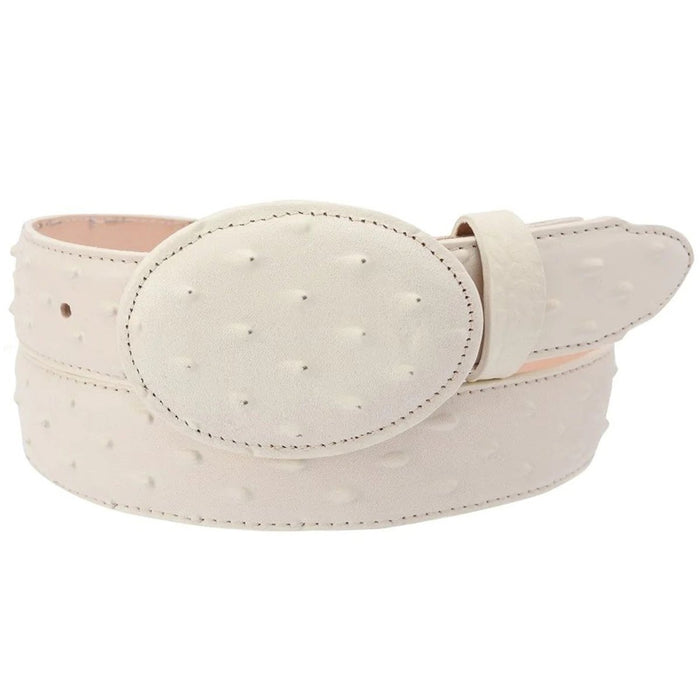 Cinto Vaquero para Nino Imitacion Avestruz Color Hueso
