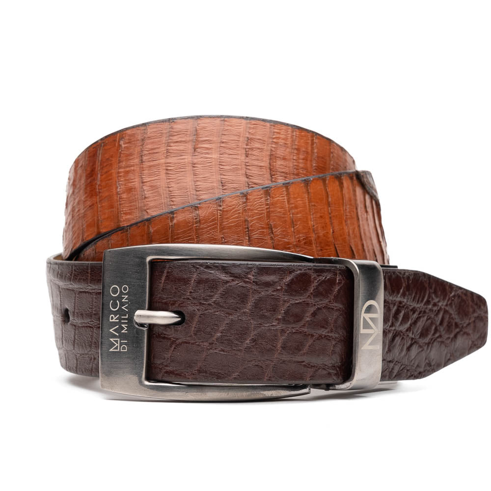 Marco Di Milano Moncalieri Belt Loafer - Brown Cognac Leather
