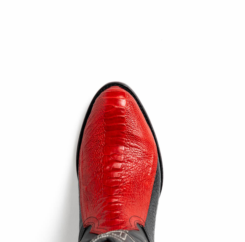 Marco_Di_Milano Denver Red/Black Leather Luxury Shoe