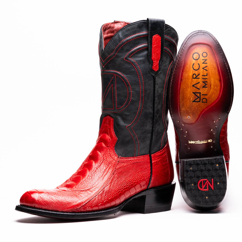 Marco Di Milano Denver Red - Luxury Leather Loafers