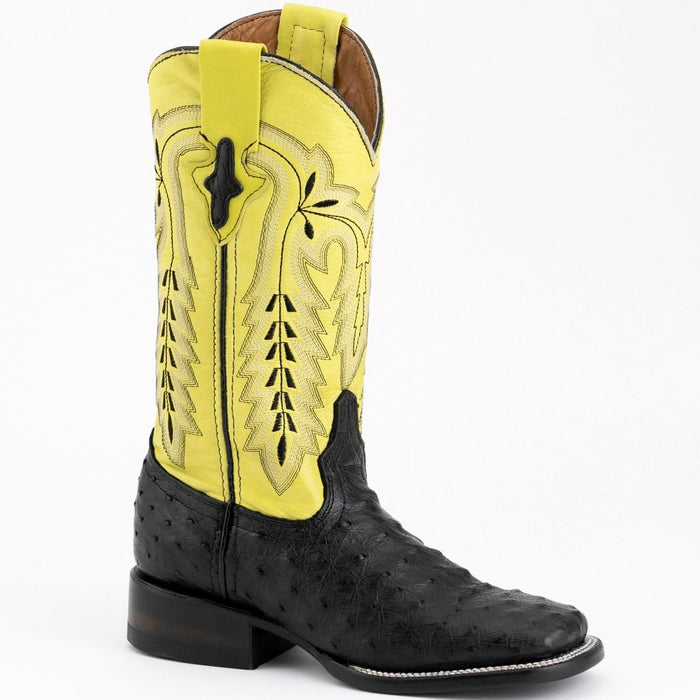 Botas de Cocodrilo Original Horma Cuadrada para Dama Color Moka LAB