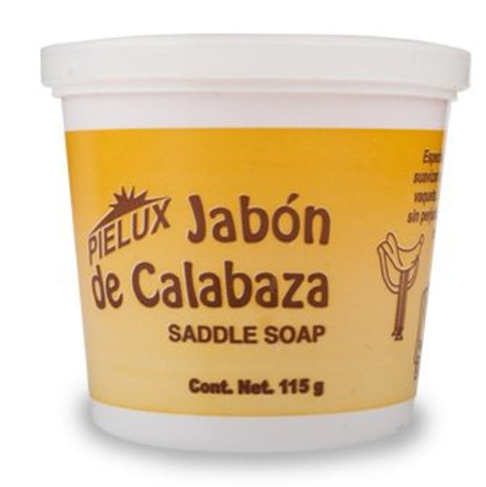 Jabón de Calabaza Pielux Envase de 115 gm para el Cuidado de las Botas