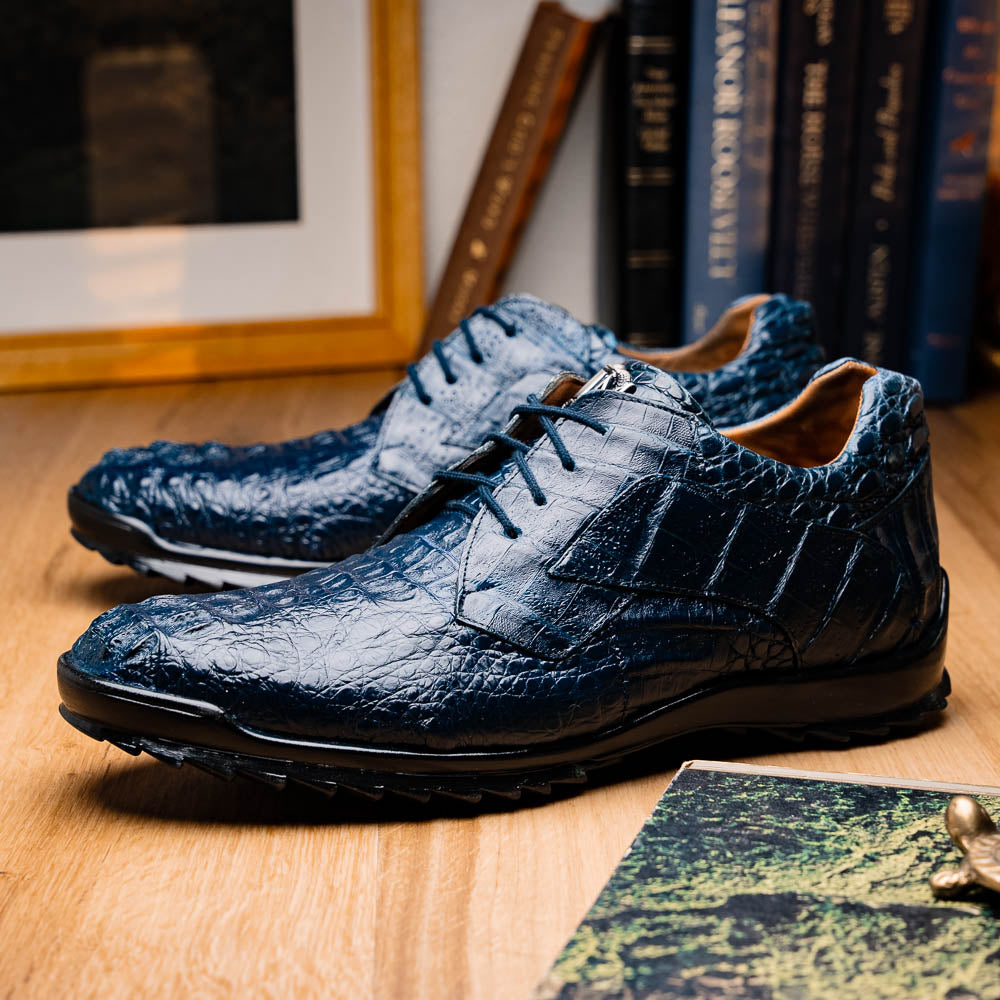 Marco Di Milano Kratos Navy Leather Luxury Shoe