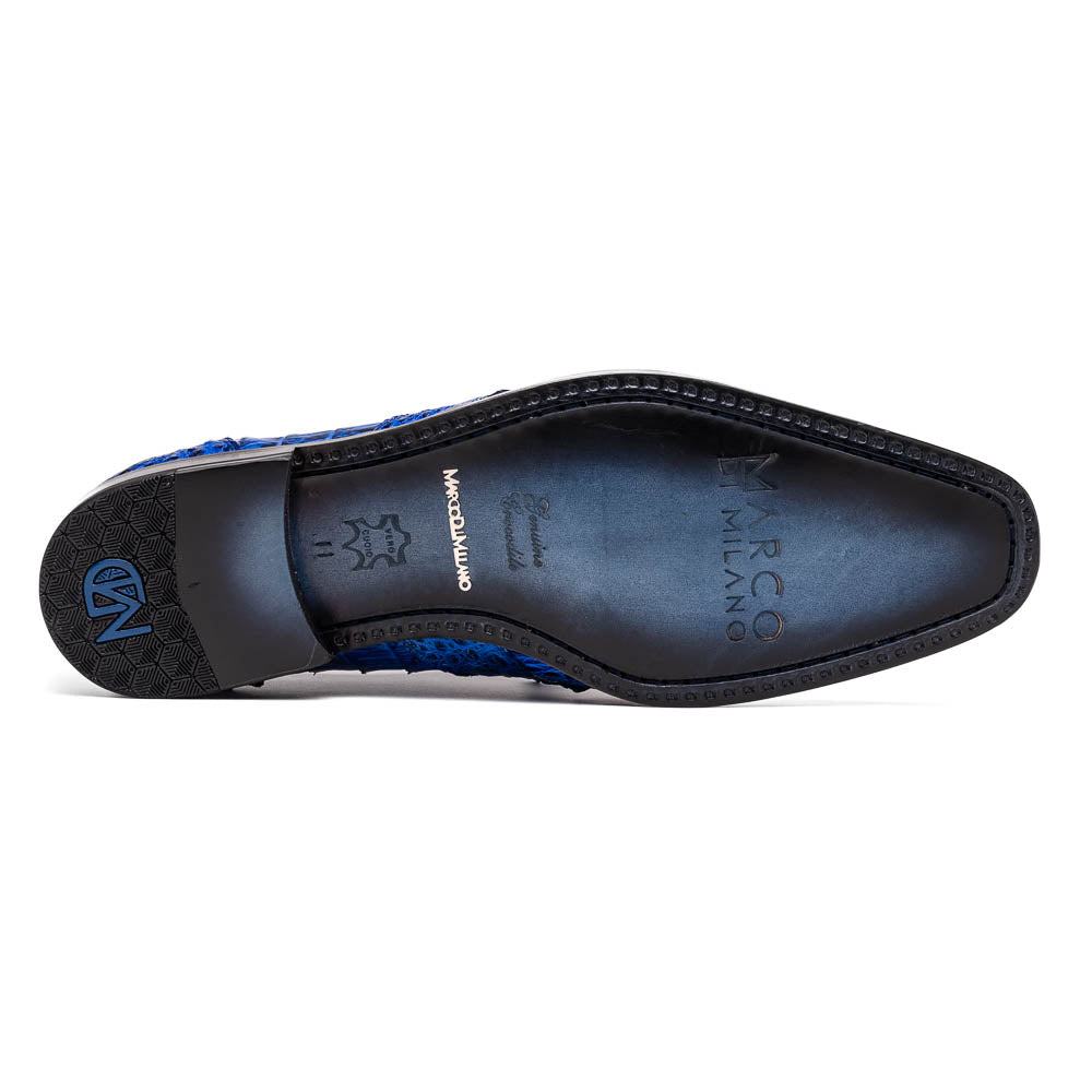 Marco Di Milano Lacio - Electric Blue Leather Loafers