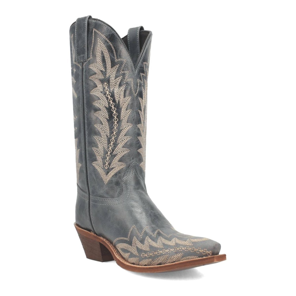 Laredo Women's Emmylee Snip Toe Leather Boots - Blue 52207 - Dan Post Boots