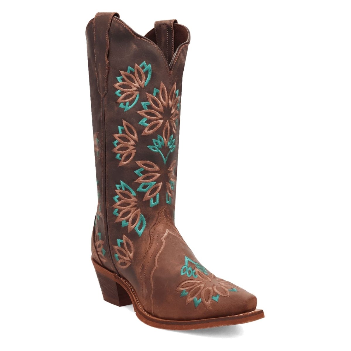 Laredo Women's Filly Snip Toe Leather Boots - Tobacco 20006 - Dan Post Boots