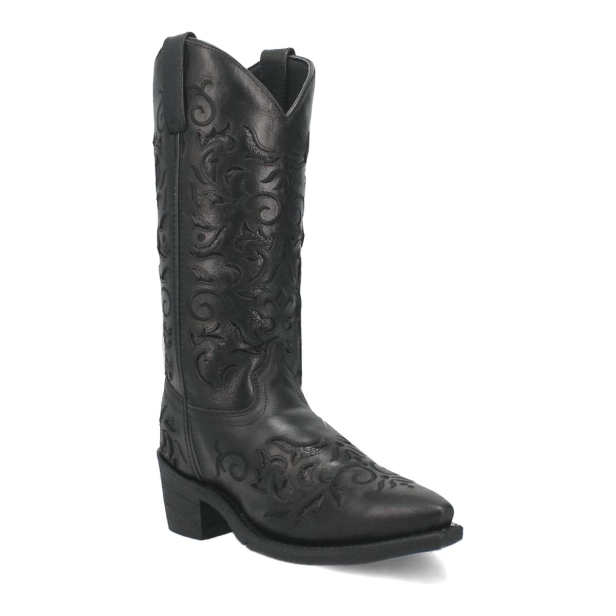 Laredo Women's Night Sky Snip Toe Leather Boots - Black 52450 - Dan Post Boots