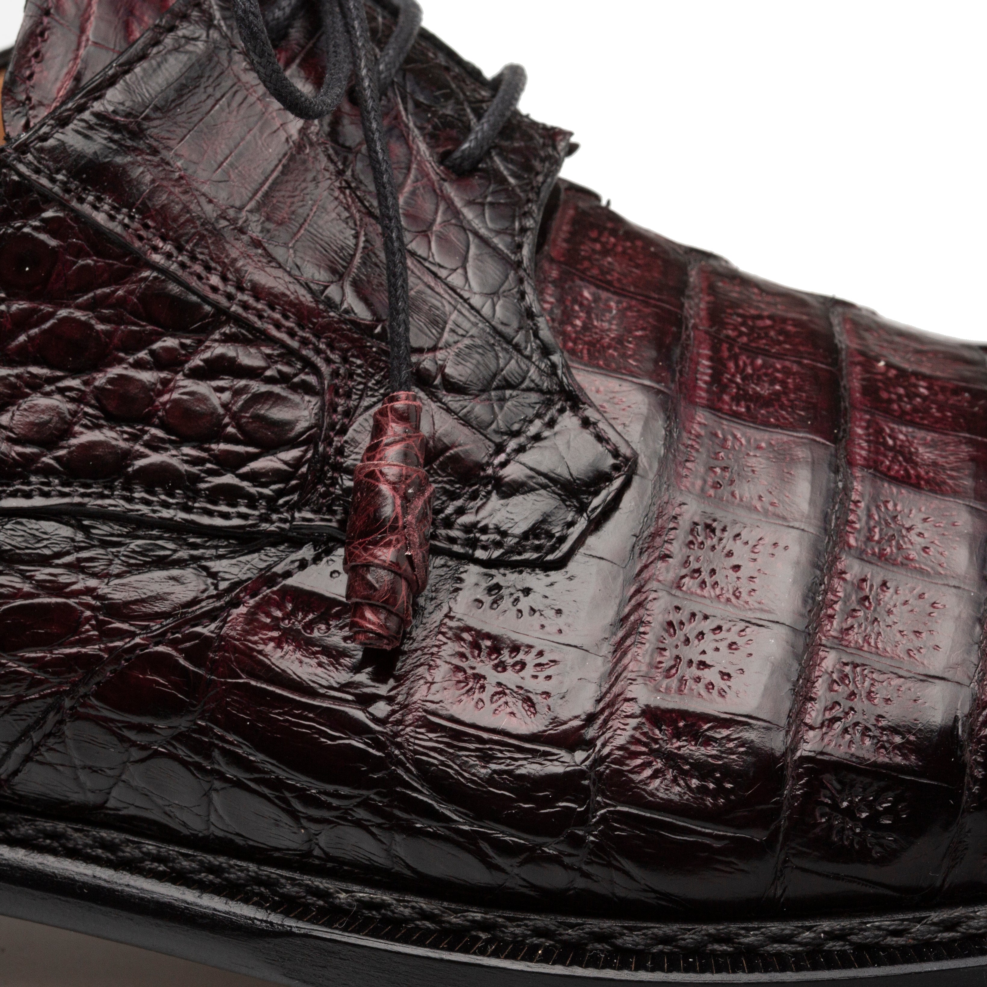 Mezlan Giovane Crocodile Derby - Luxury Men's Dress Shoe